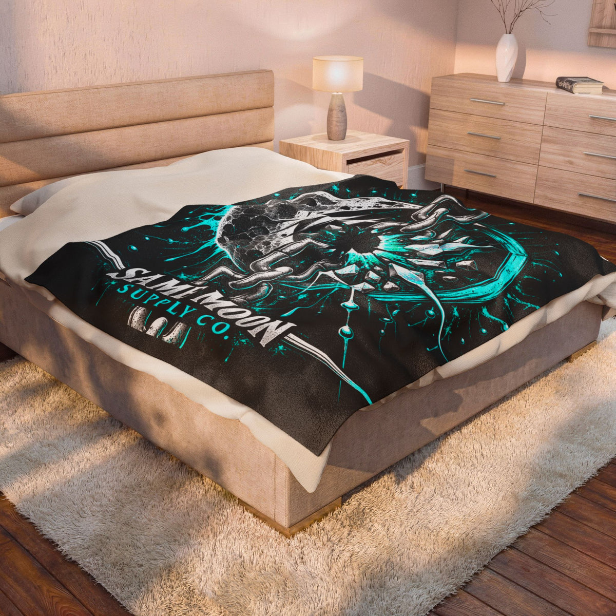 Same Moon Supply Chain Breaker Velveteen Plush Blanket