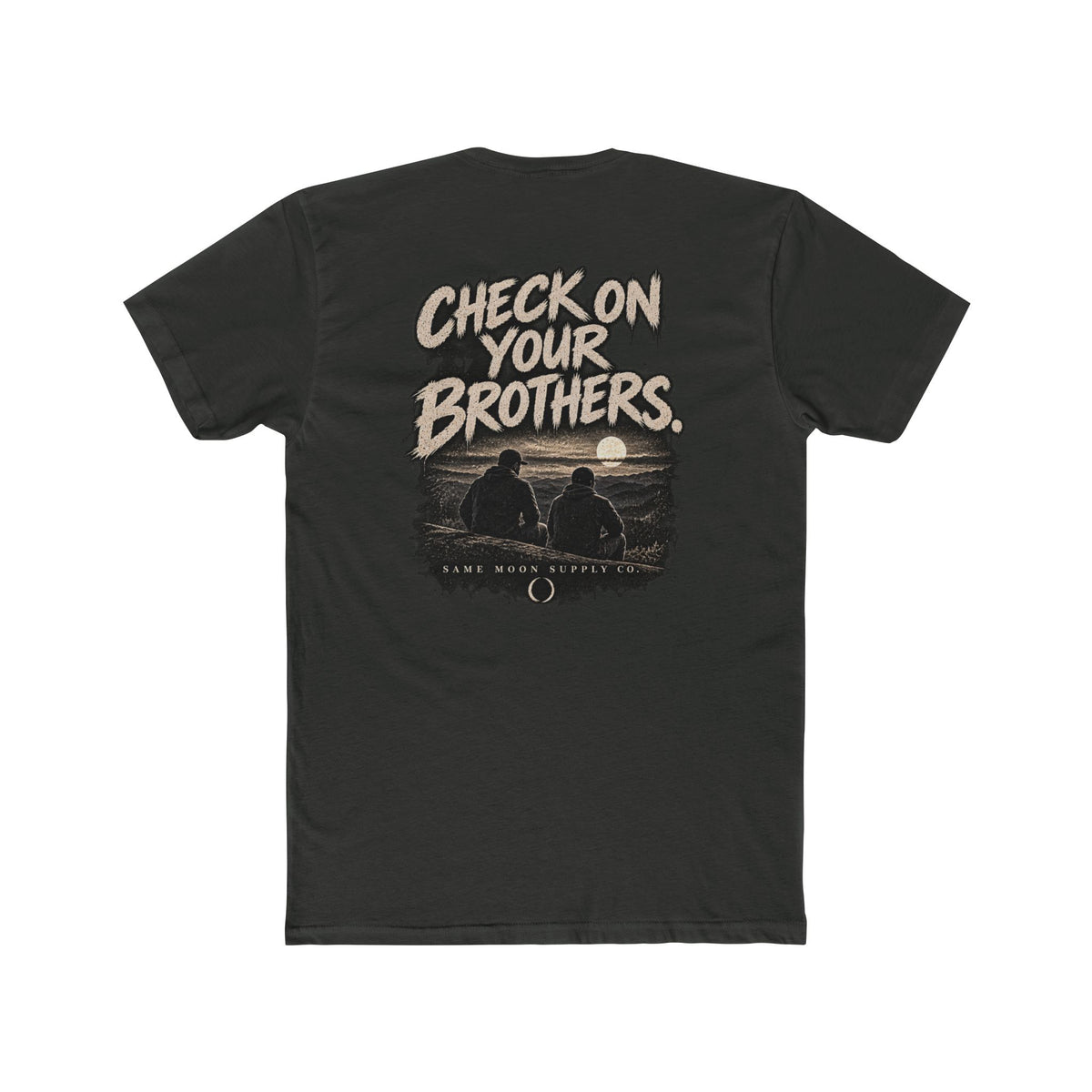 Check On Your Brothers T‑Shirt — Brothers Sunset Graphic Tee
