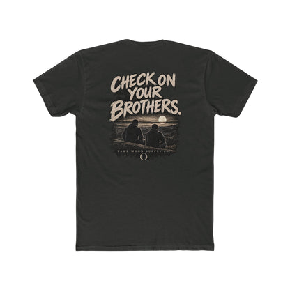 Check On Your Brothers T‑Shirt — Brothers Sunset Graphic Tee