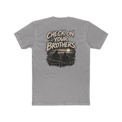 Check On Your Brothers T‑Shirt — Brothers Sunset Graphic Tee