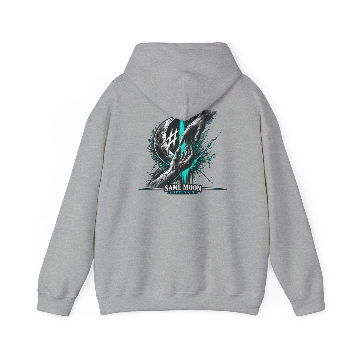 Falling Brother | Teal Moon Hoodie