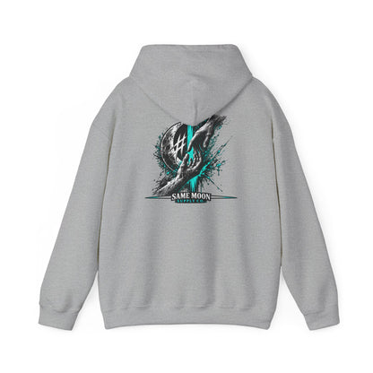 Falling Brother | Teal Moon Hoodie