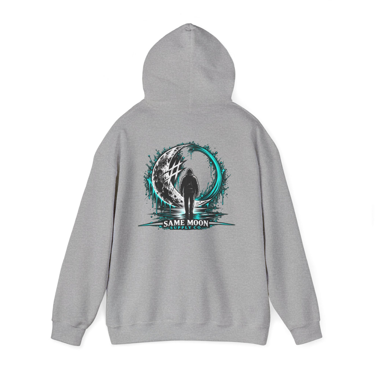 Walking Ahead | Teal Moon Hoodie