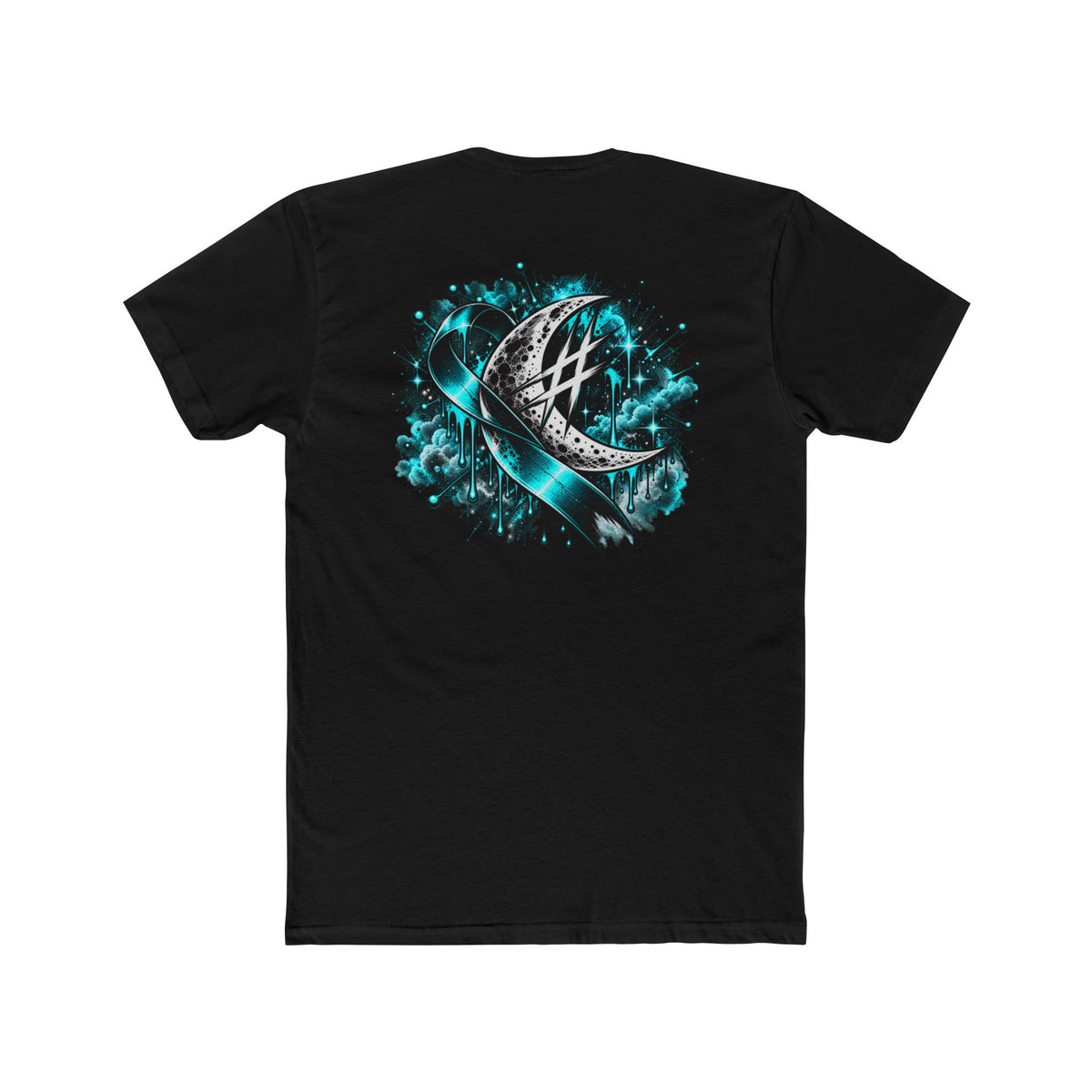 Teal Moon Awareness | Teal Moon Graphic T-Shirt