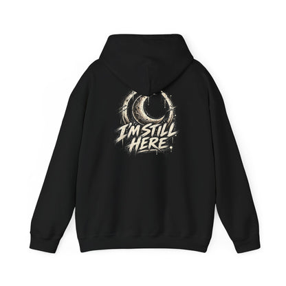 I'm Still Here | Moon Graphic Hoodie