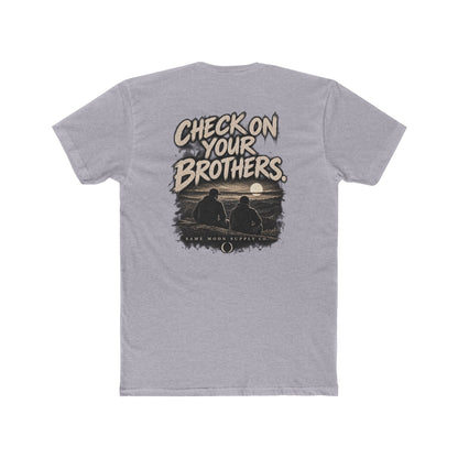 Check On Your Brothers T‑Shirt — Brothers Sunset Graphic Tee