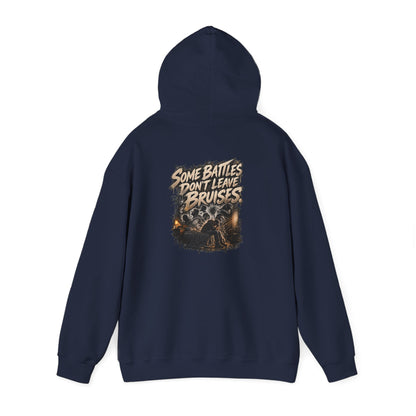 Some Battles Don't Leave Bruises | Graphic Hoodie