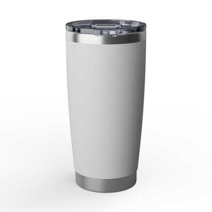 Same Moon Supply Co. Signature 20oz Tumbler — Silver & White