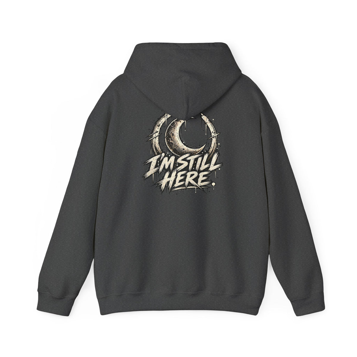 I'm Still Here | Moon Graphic Hoodie