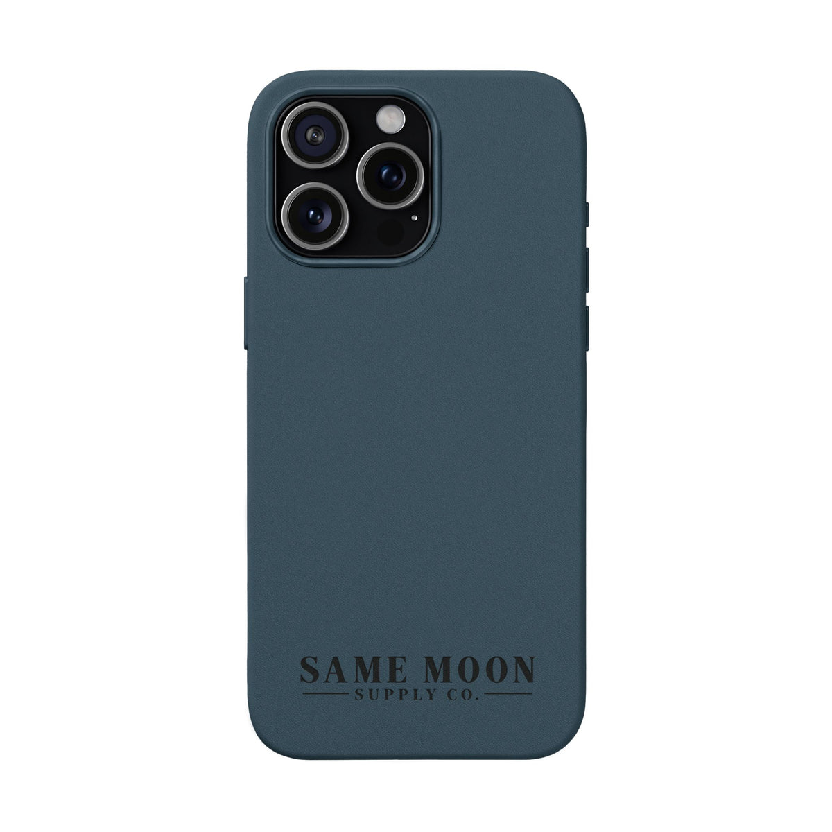 Same Moon Supply Co. Engraved PU Leather Phone Case