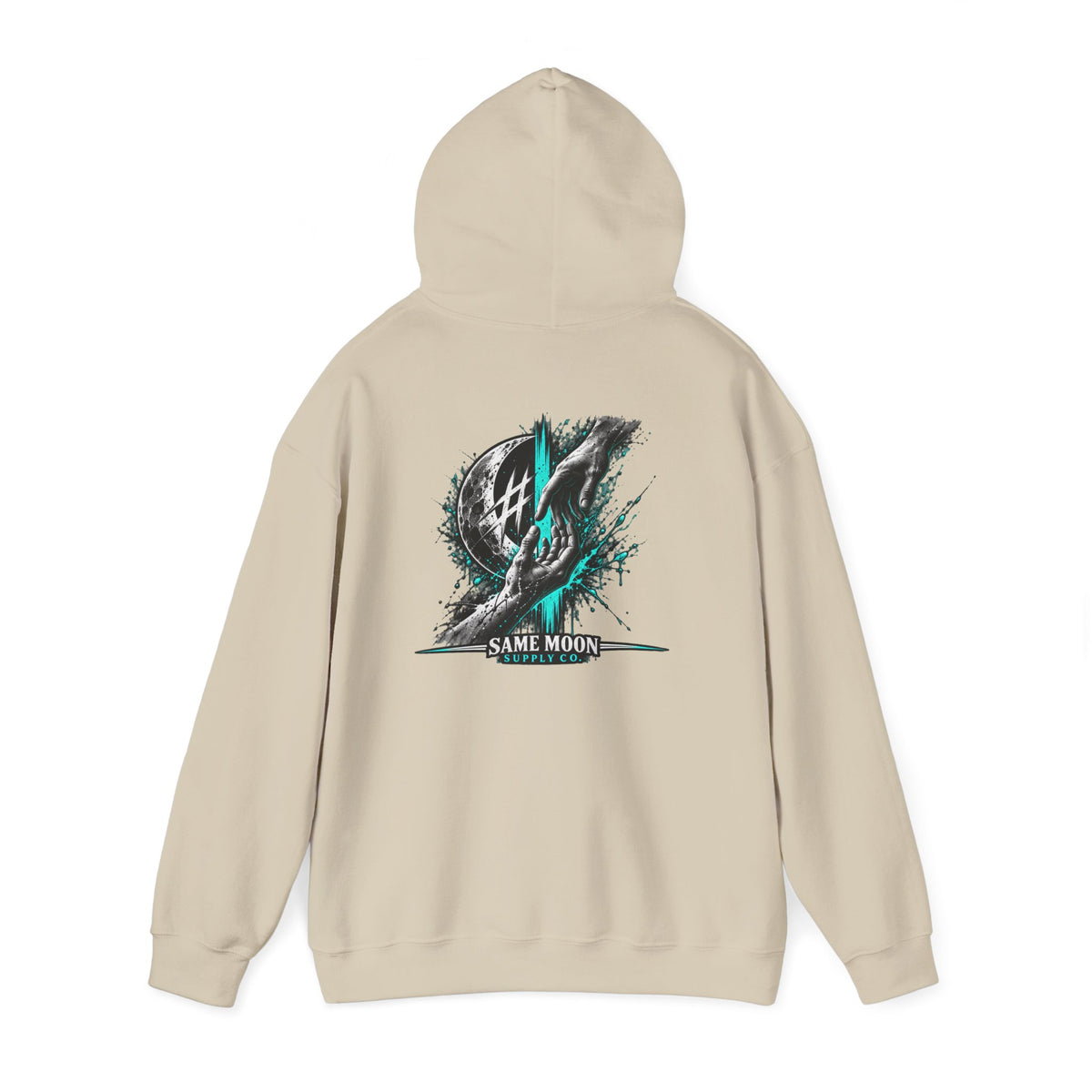 Falling Brother | Teal Moon Hoodie
