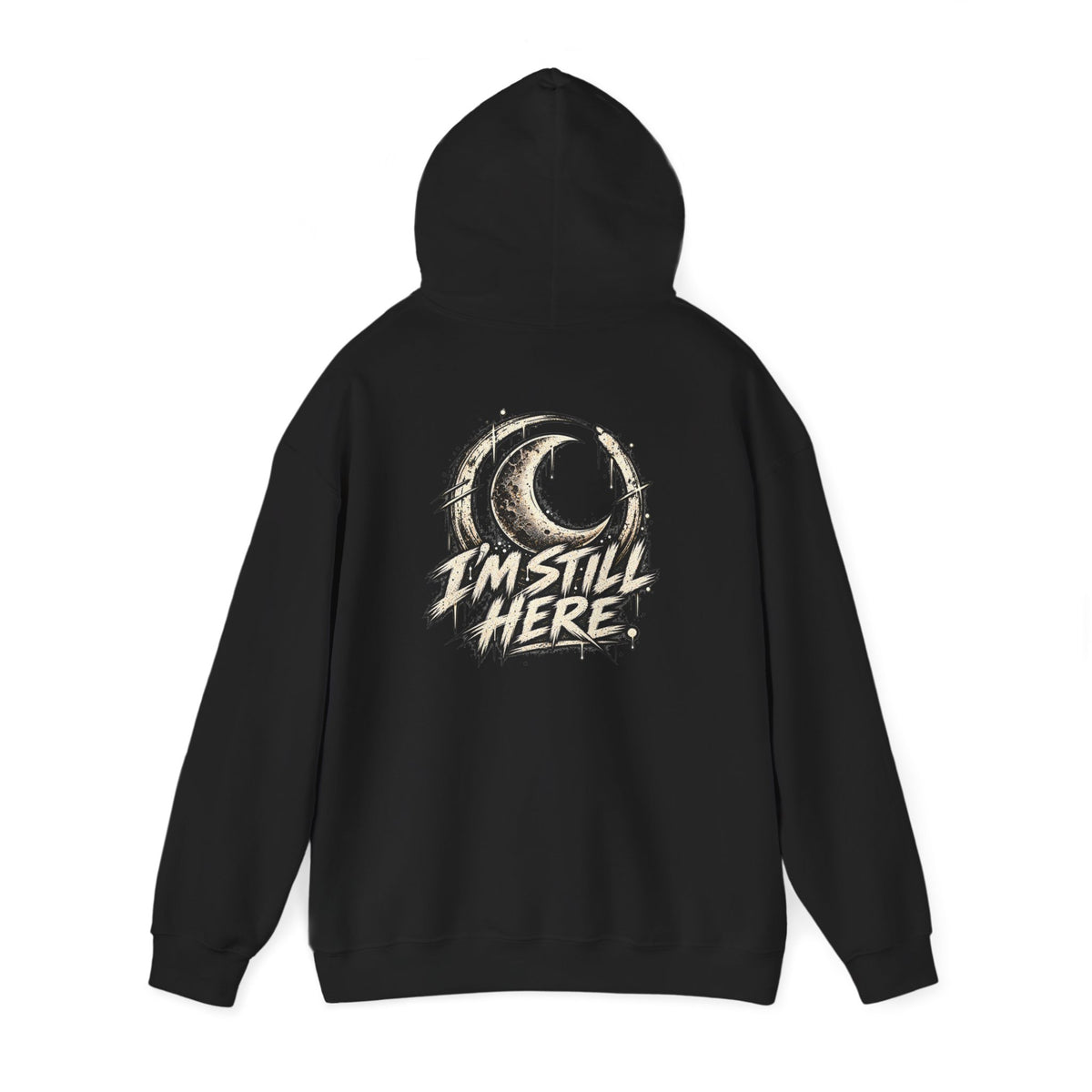 I'm Still Here | Moon Graphic Hoodie