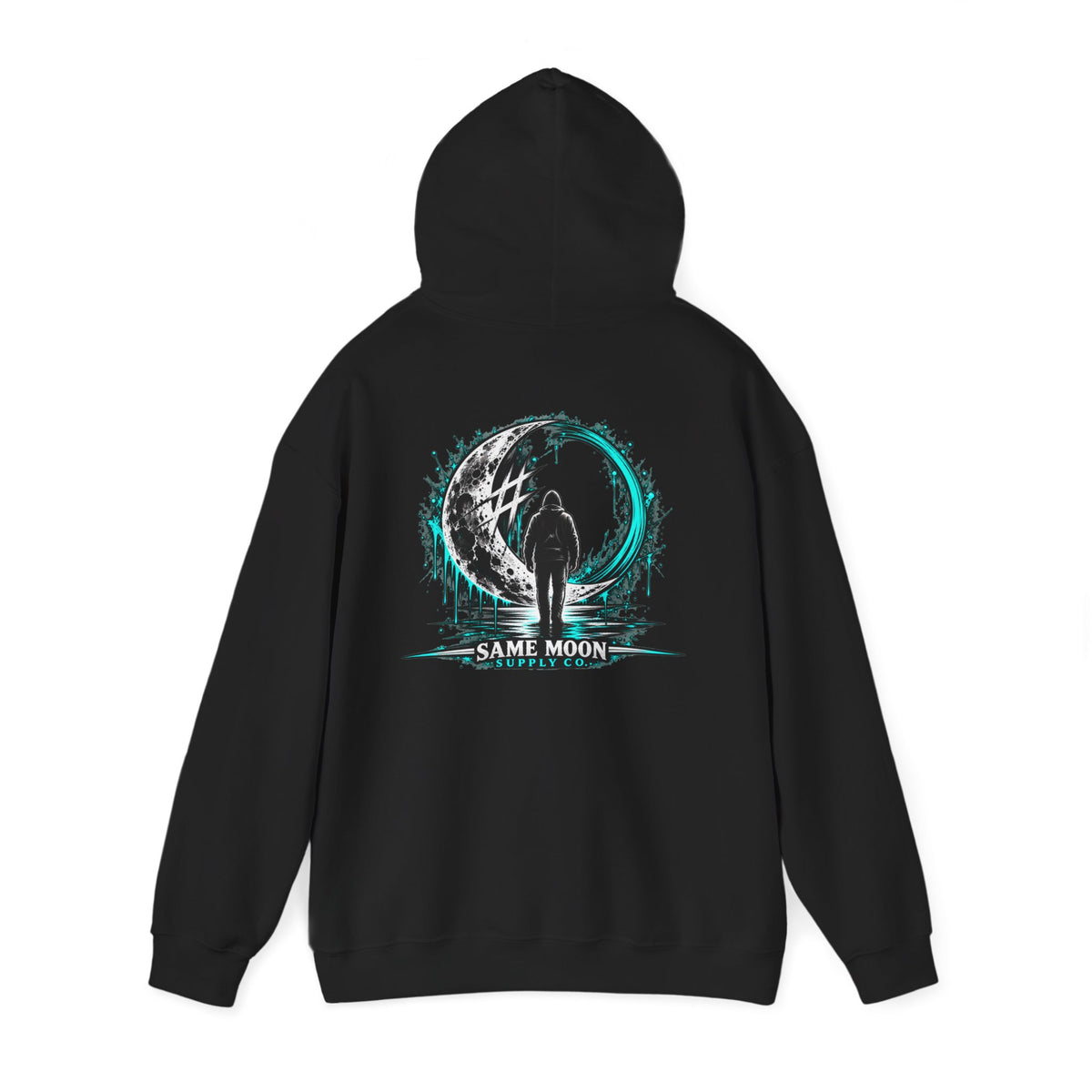 Walking Ahead | Teal Moon Hoodie