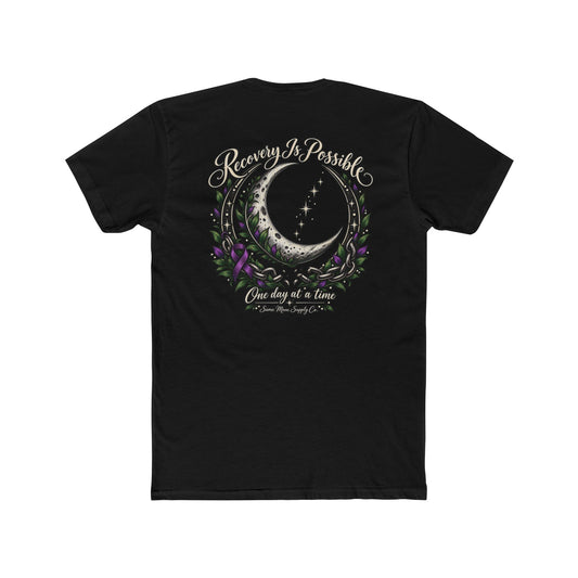 Same Moon Supply Co. Addiction Awareness T-Shirt — Recovery Is Possible