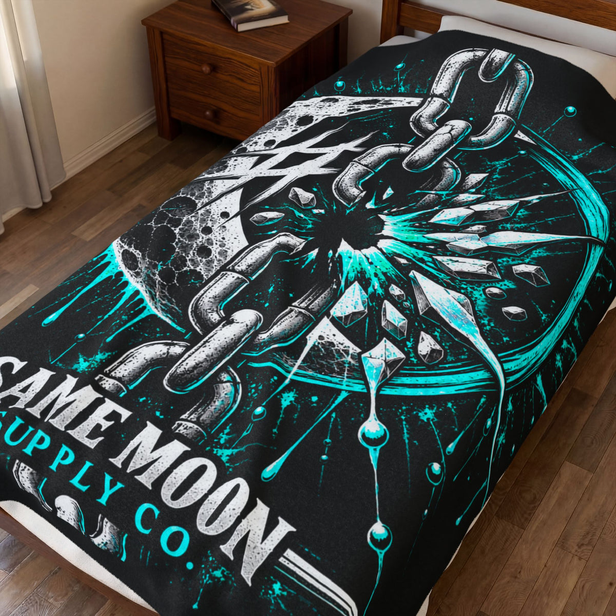 Same Moon Supply Chain Breaker Velveteen Plush Blanket