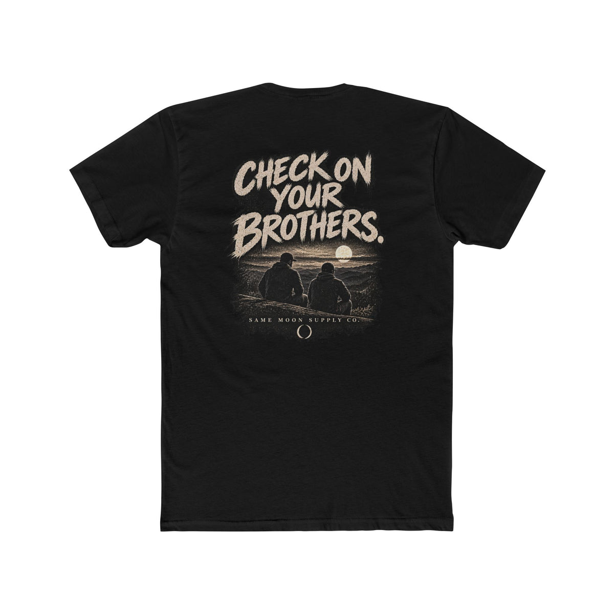 Check On Your Brothers T‑Shirt — Brothers Sunset Graphic Tee