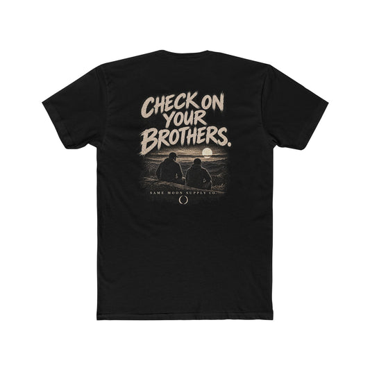 Check On Your Brothers T‑Shirt — Brothers Sunset Graphic Tee