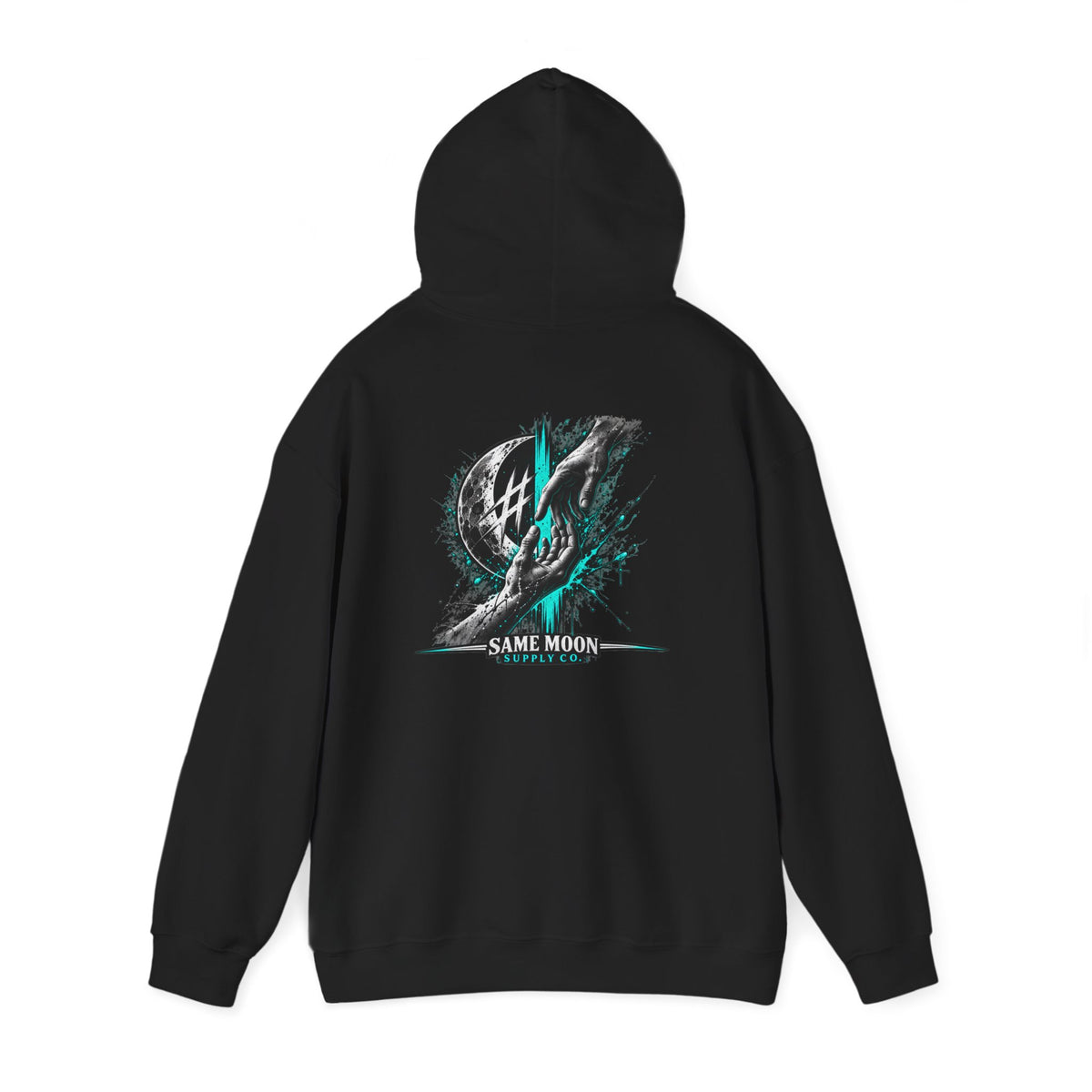 Falling Brother | Teal Moon Hoodie