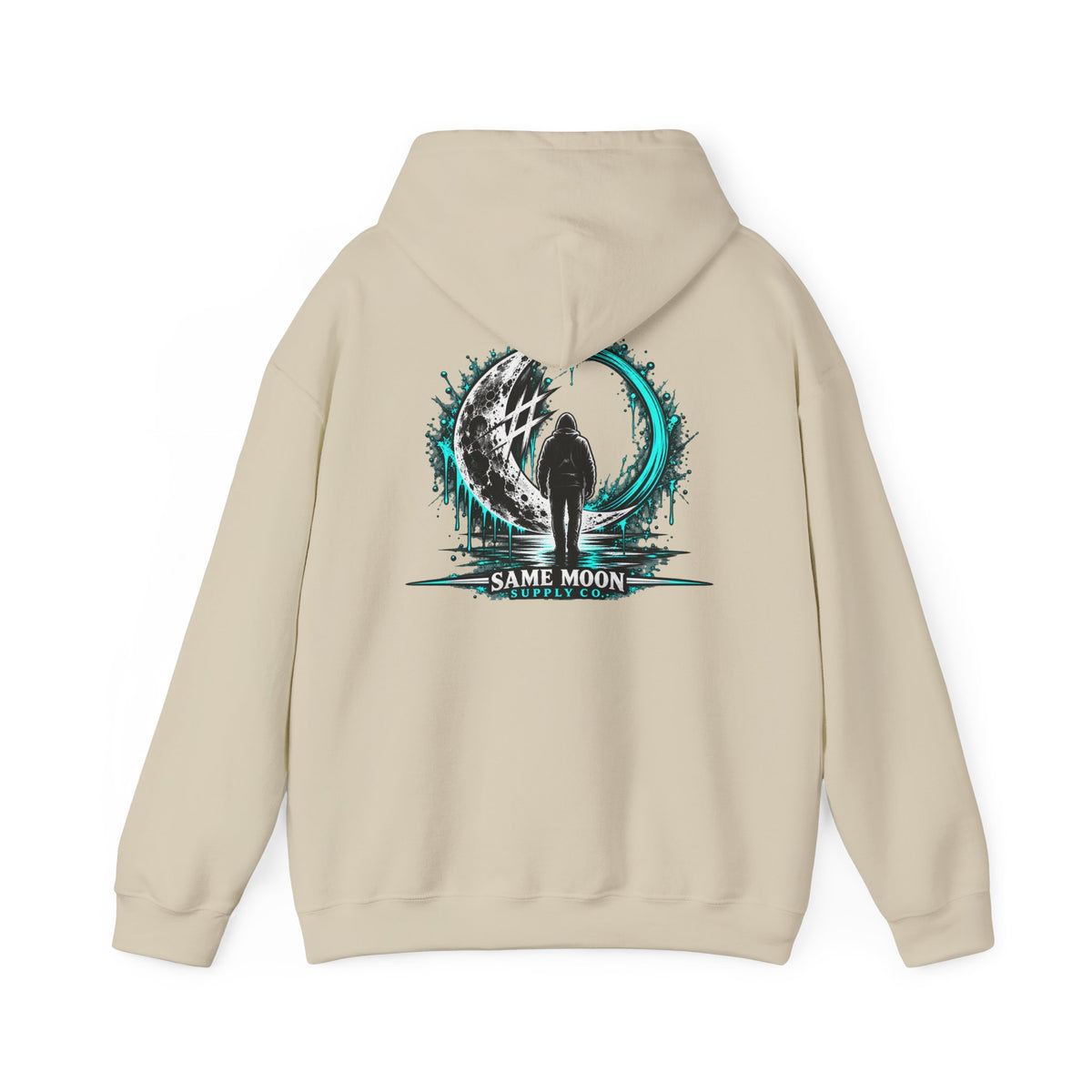 Walking Ahead | Teal Moon Hoodie