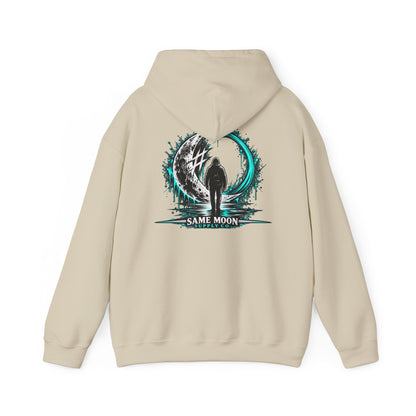 Walking Ahead | Teal Moon Hoodie