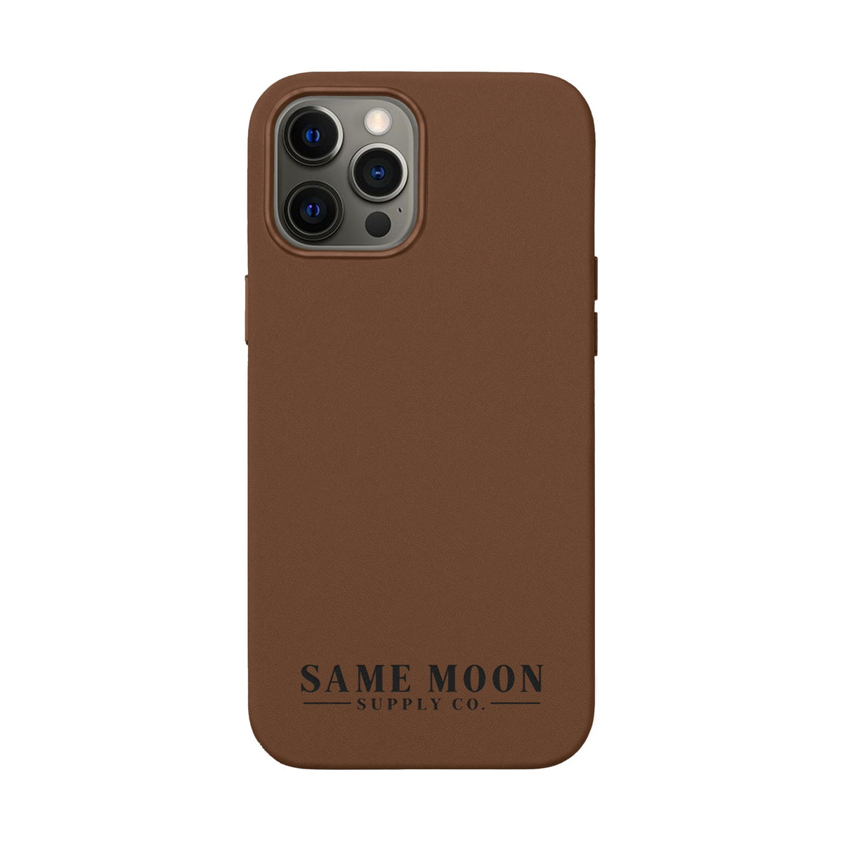 Same Moon Supply Co. Engraved PU Leather Phone Case