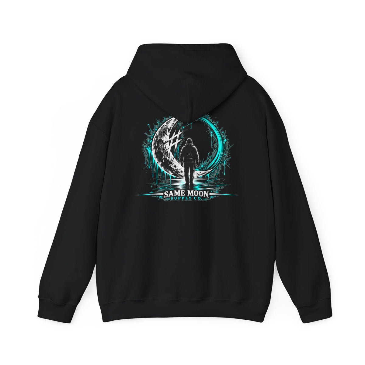 Walking Ahead | Teal Moon Hoodie