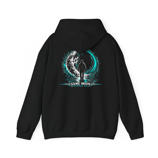 Walking Ahead | Teal Moon Hoodie