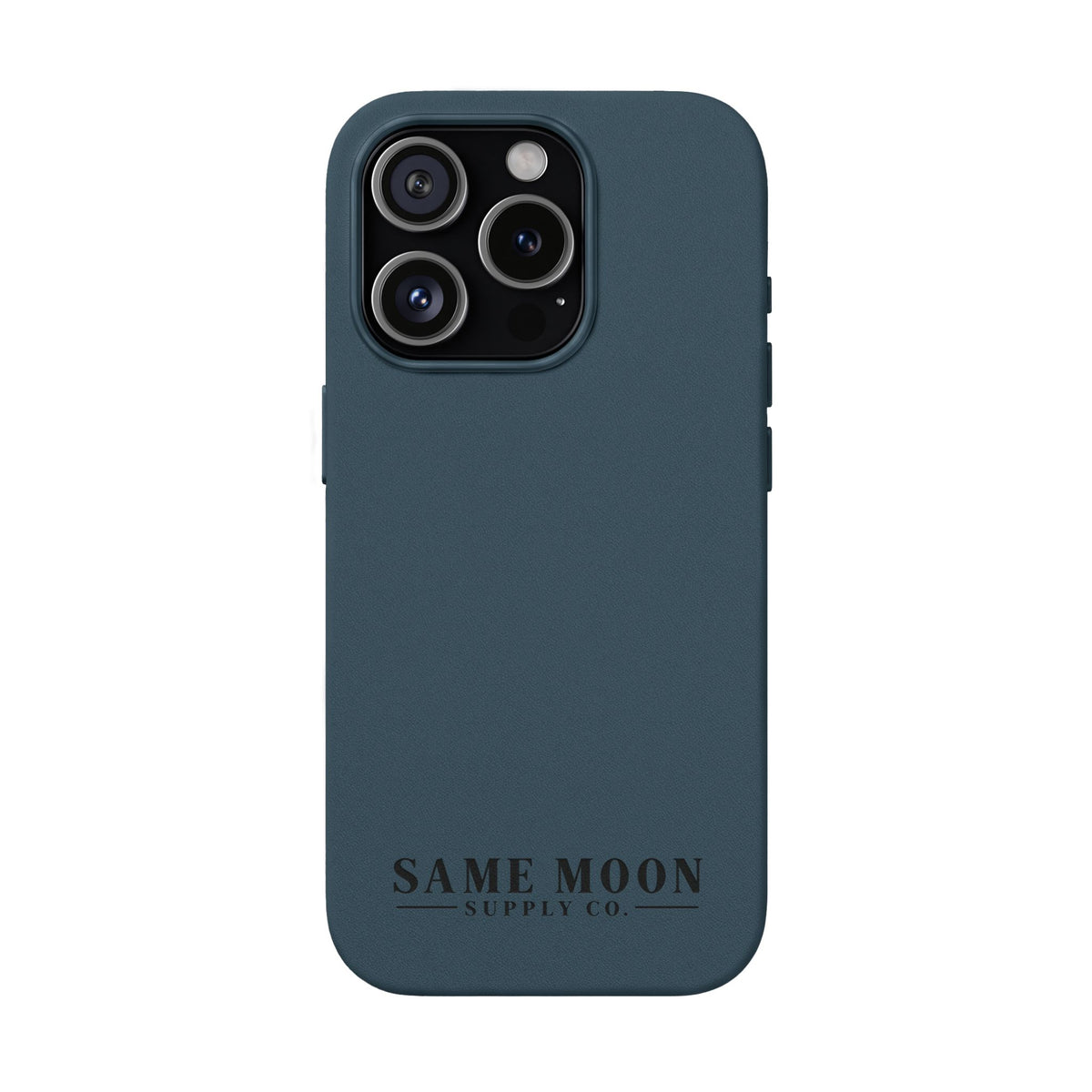 Same Moon Supply Co. Engraved PU Leather Phone Case