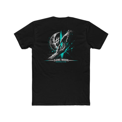 Falling Brother | Teal Moon Graphic T-Shirt