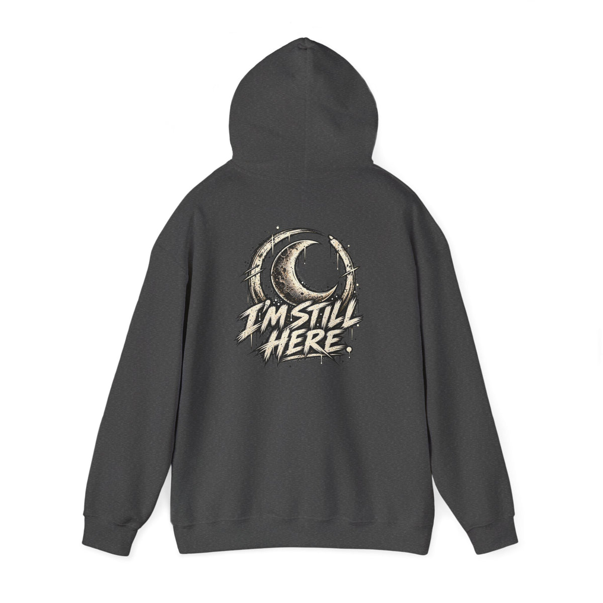 I'm Still Here | Moon Graphic Hoodie
