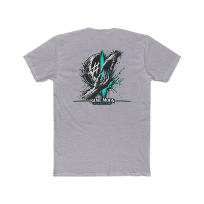 Falling Brother | Teal Moon Graphic T-Shirt