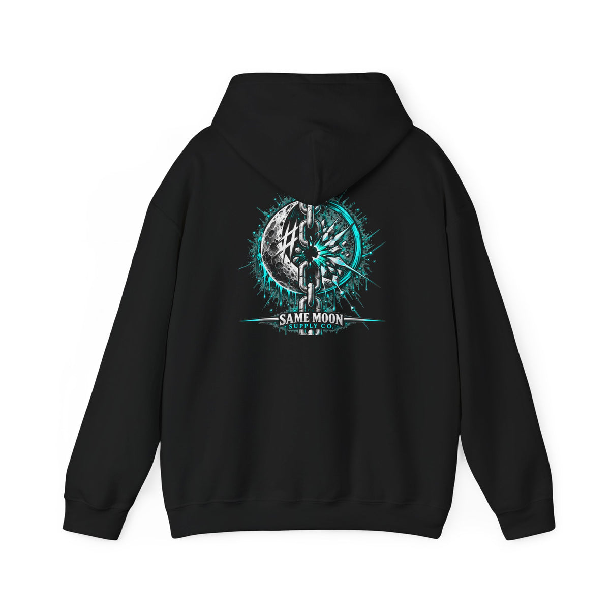 Chain Breaker | Teal Moon Hoodie