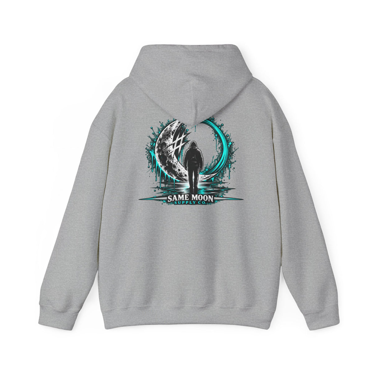 Walking Ahead | Teal Moon Hoodie