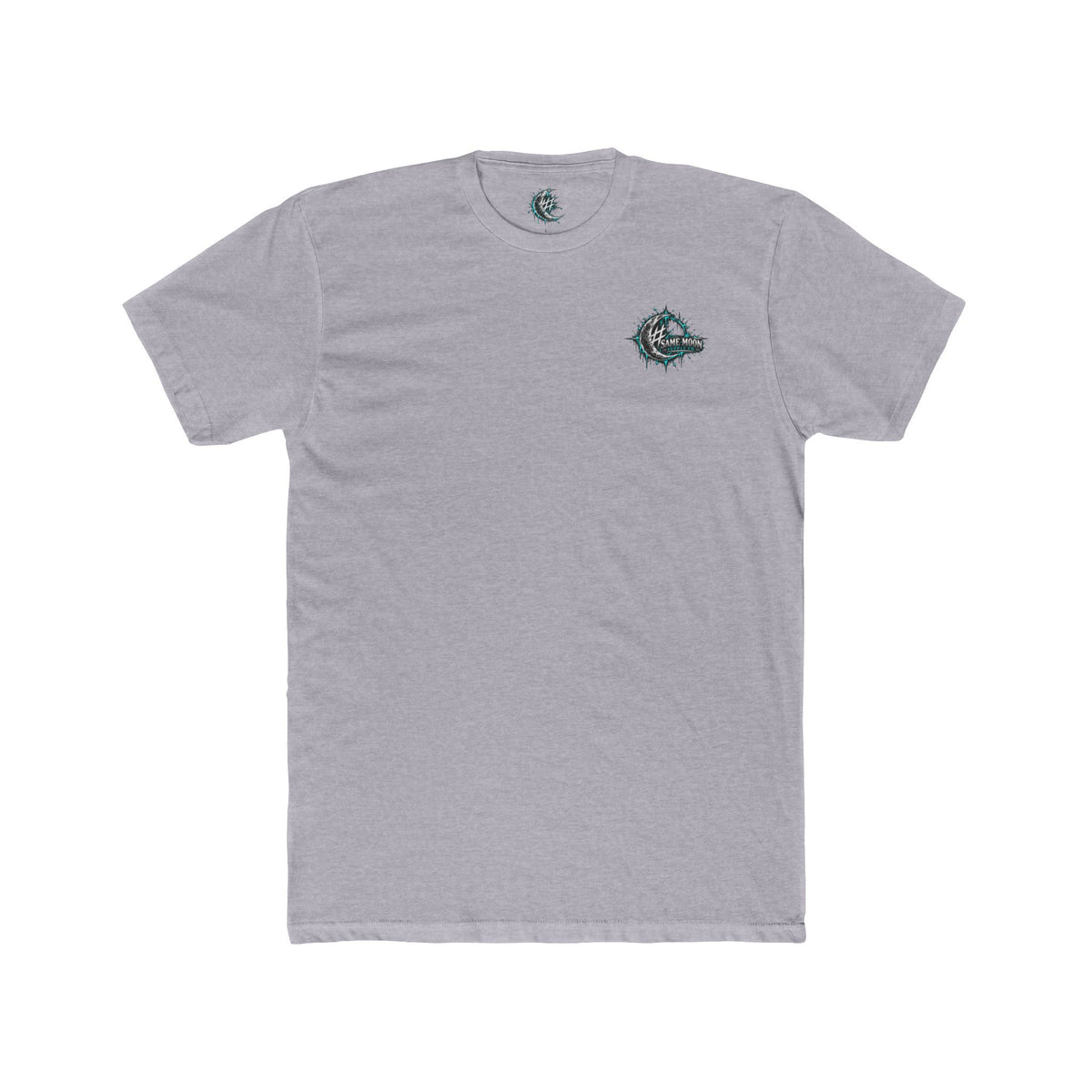 Moving Ahead | Teal Moon Graphic T-Shirt