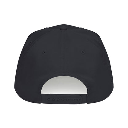 Same Moon Supply Teal Design Black Baseball Cap