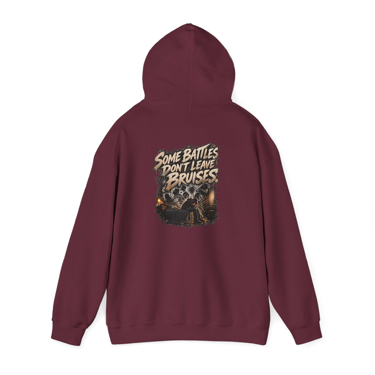 Some Battles Don't Leave Bruises | Graphic Hoodie