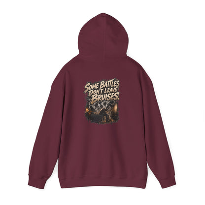 Some Battles Don't Leave Bruises | Graphic Hoodie