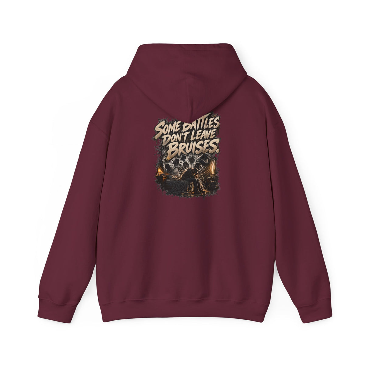 Some Battles Don't Leave Bruises | Graphic Hoodie