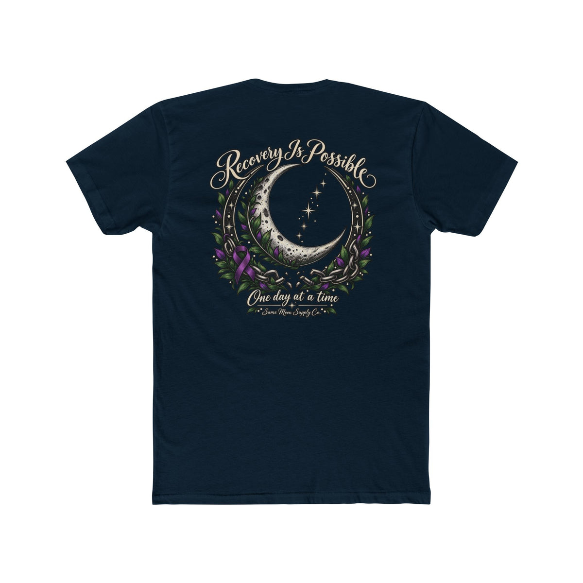 Same Moon Supply Co. Addiction Awareness T-Shirt — Recovery Is Possible