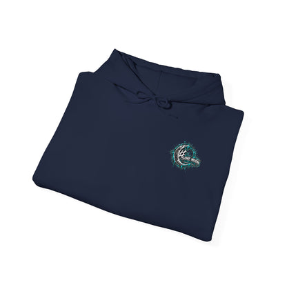 You Are Still Here | Teal Moon Hoodie