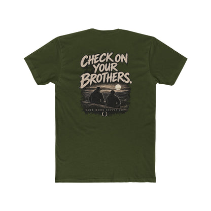 Check On Your Brothers T‑Shirt — Brothers Sunset Graphic Tee