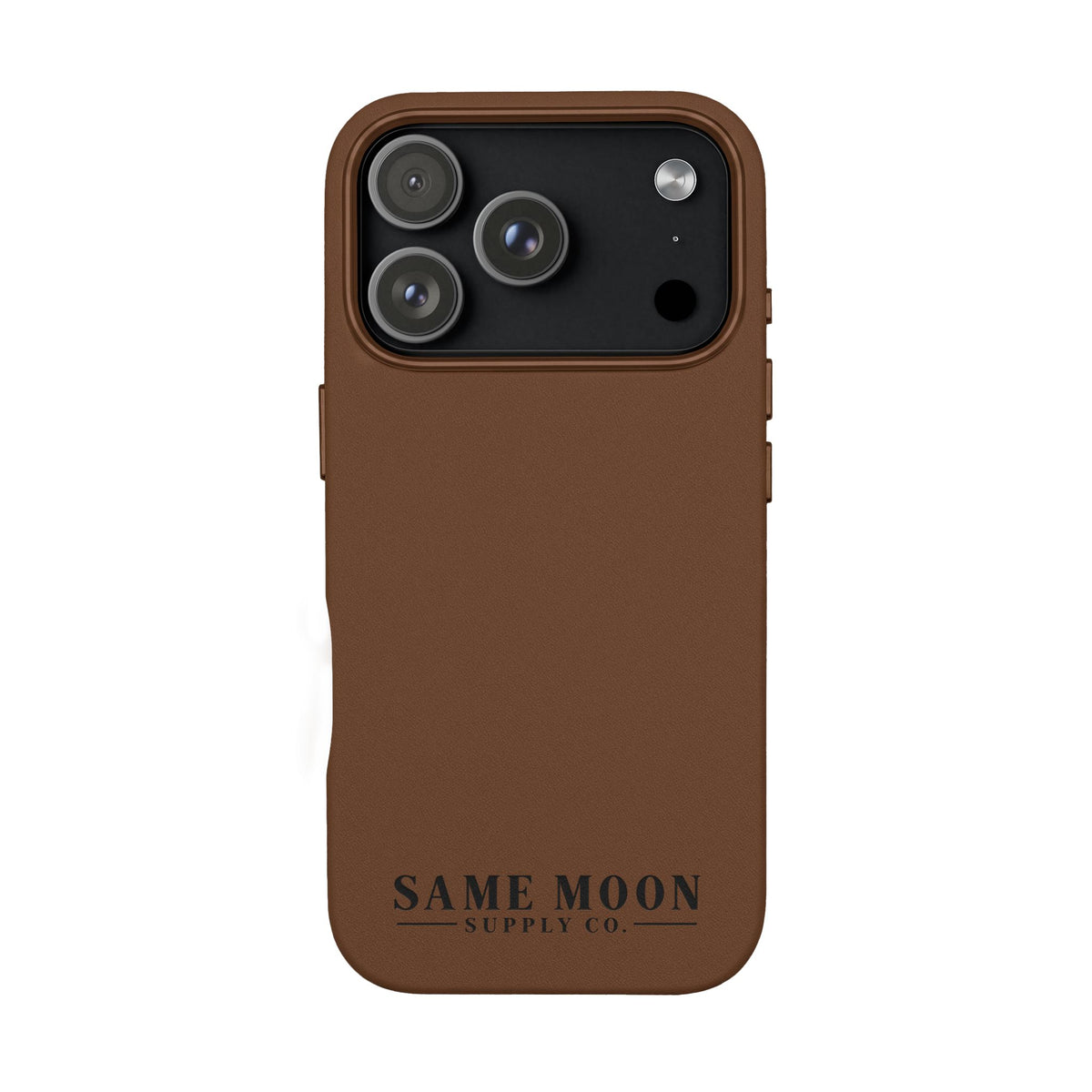 Same Moon Supply Co. Engraved PU Leather Phone Case