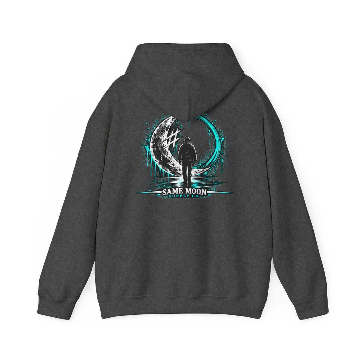 Walking Ahead | Teal Moon Hoodie