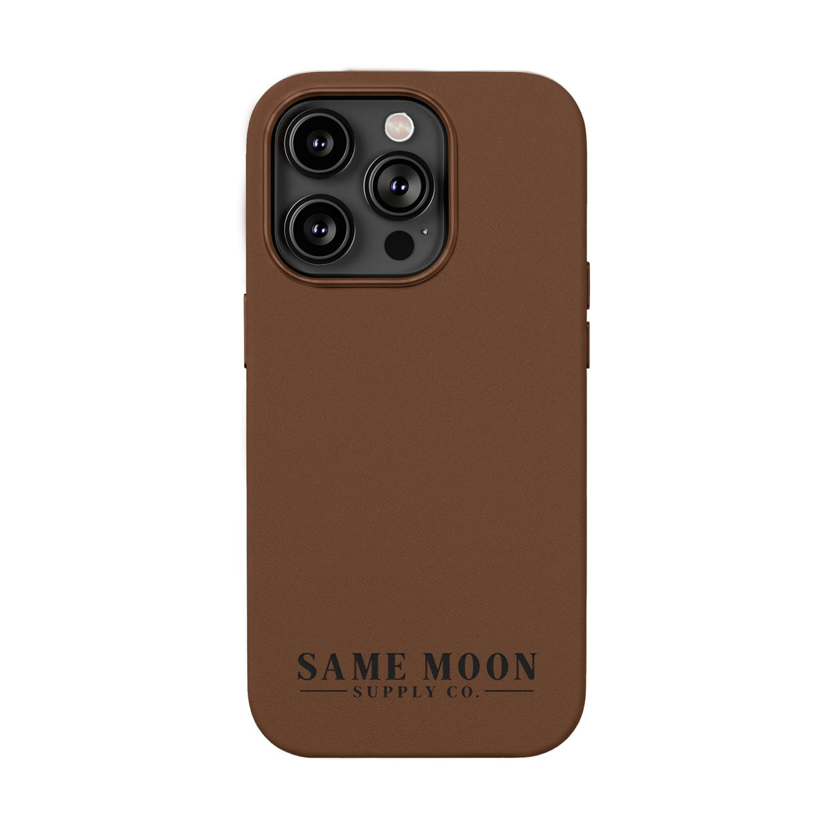 Same Moon Supply Co. Engraved PU Leather Phone Case