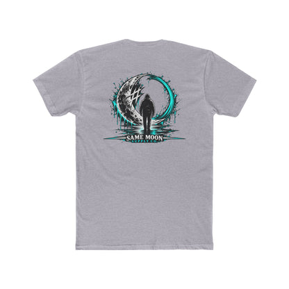 Moving Ahead | Teal Moon Graphic T-Shirt