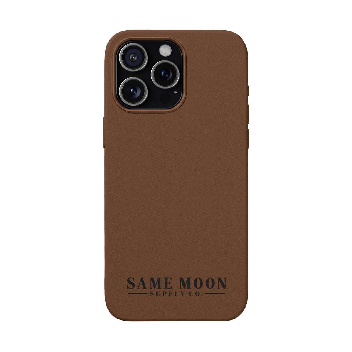 Same Moon Supply Co. Engraved PU Leather Phone Case