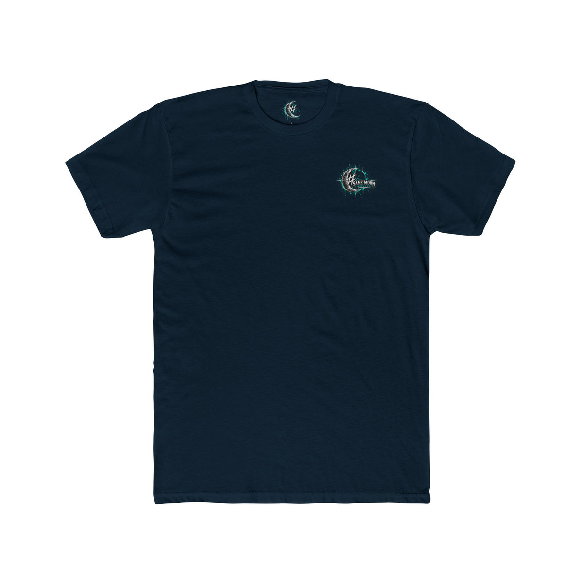 Moving Ahead | Teal Moon Graphic T-Shirt
