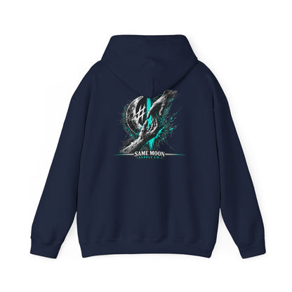 Falling Brother | Teal Moon Hoodie