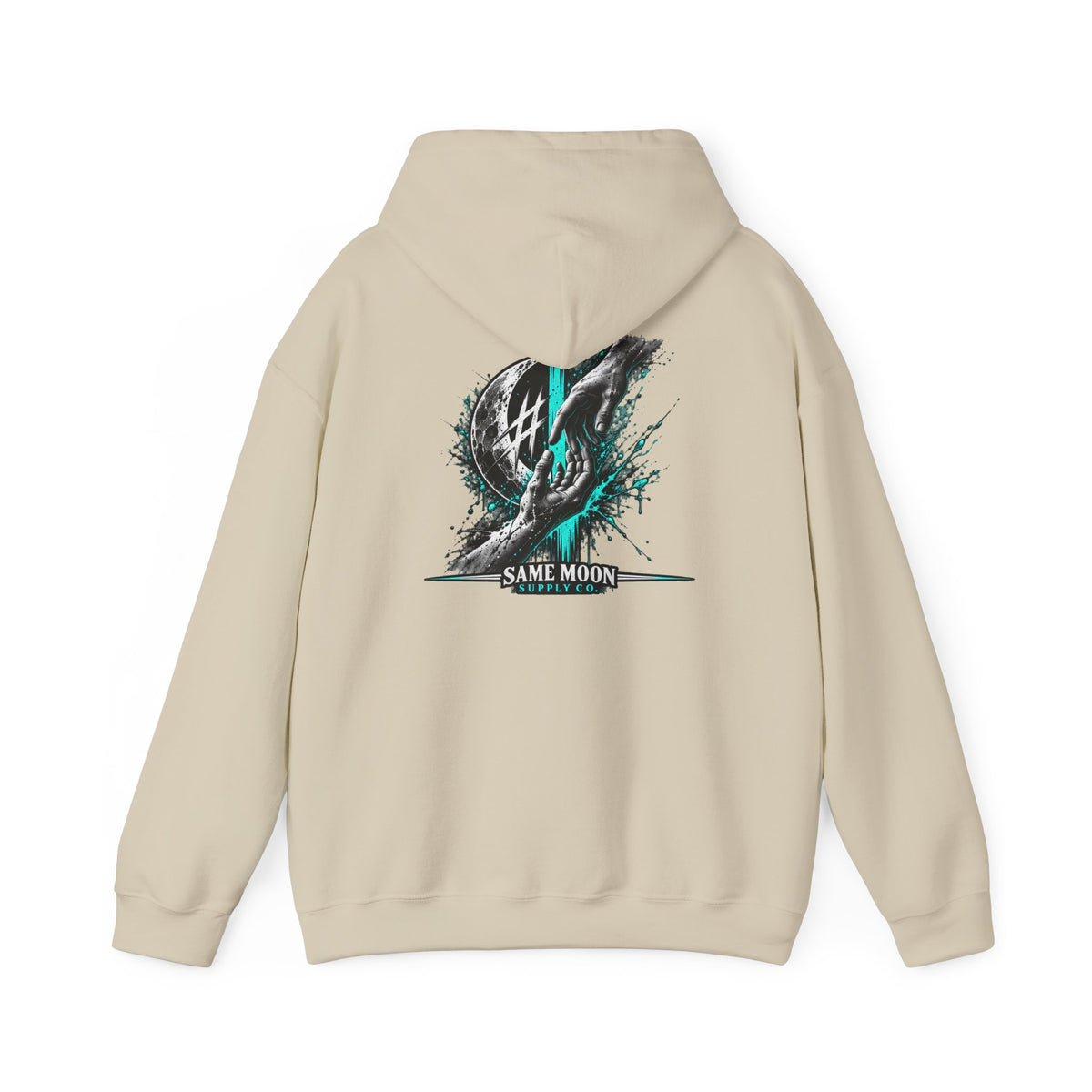 Falling Brother | Teal Moon Hoodie