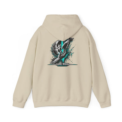 Falling Brother | Teal Moon Hoodie